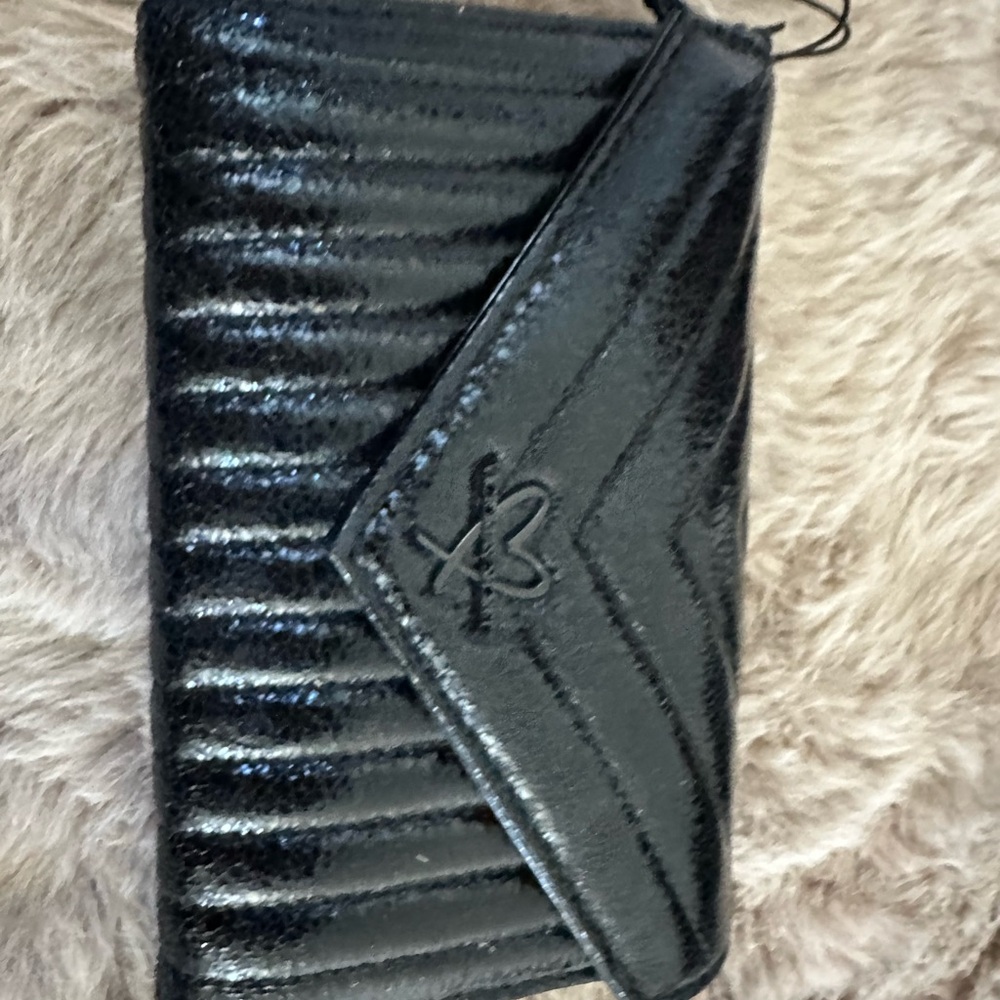 Victoria's Secret Black Quilted Clutch